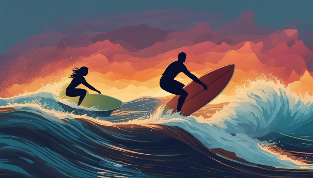 Emotional Waves Surfing in Dating