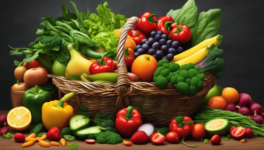 Vibrant Selection of Vitamin-Rich Foods