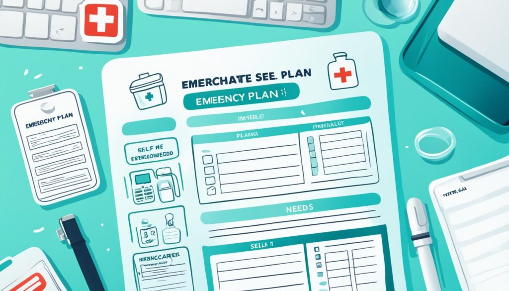 Emergency self-care worksheet